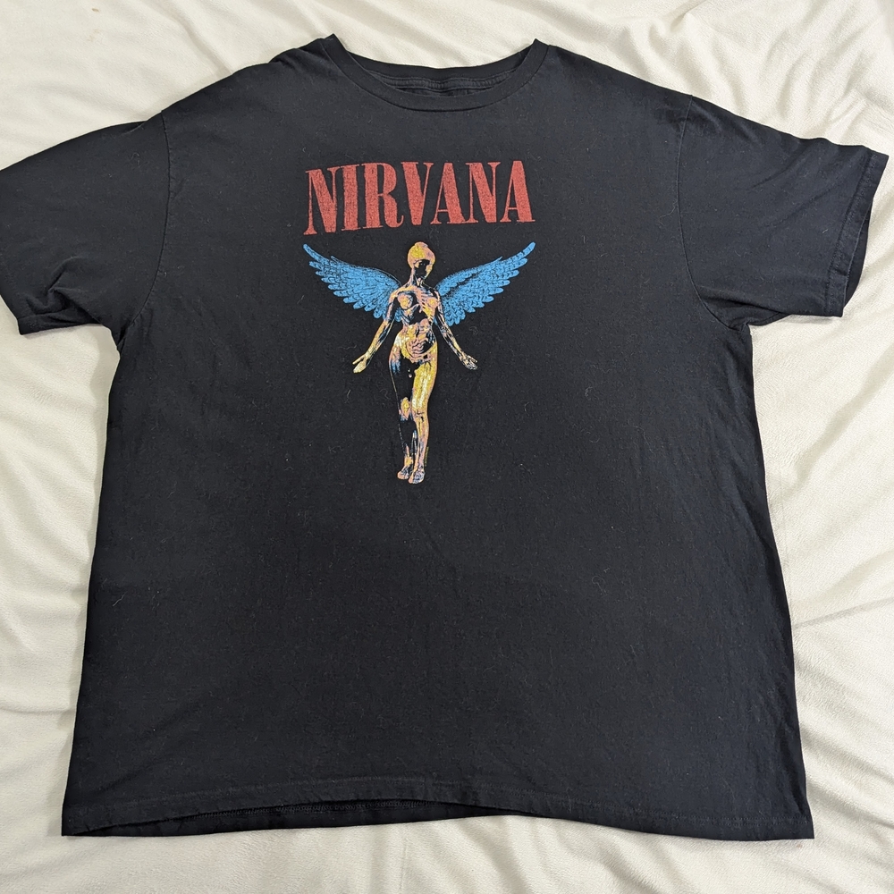Nirvana Black Graphic T-Shirt
